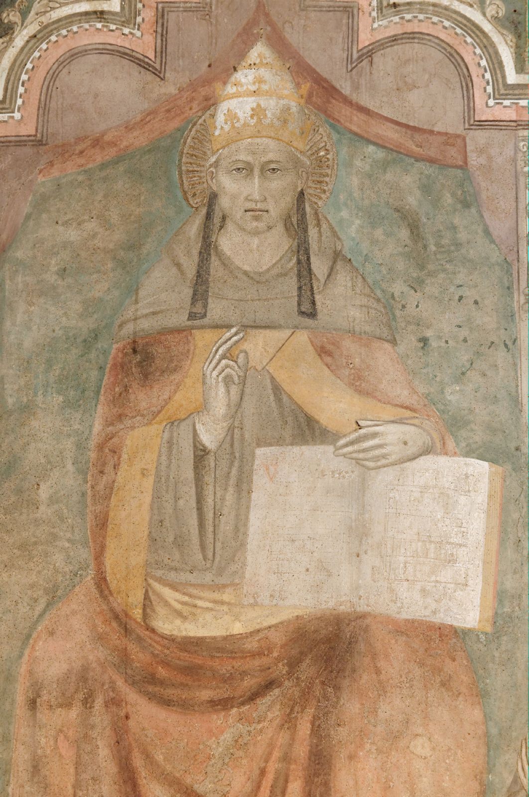 Niccolò di Tommaso: Fresko, um 1360, im Museum im Castel Nuovo in Neapel