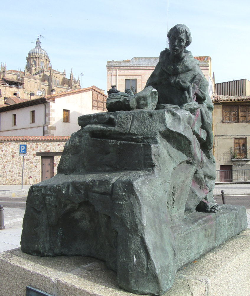 Denkmal vor dem Karmeliterkloster in Salamanca, 1993