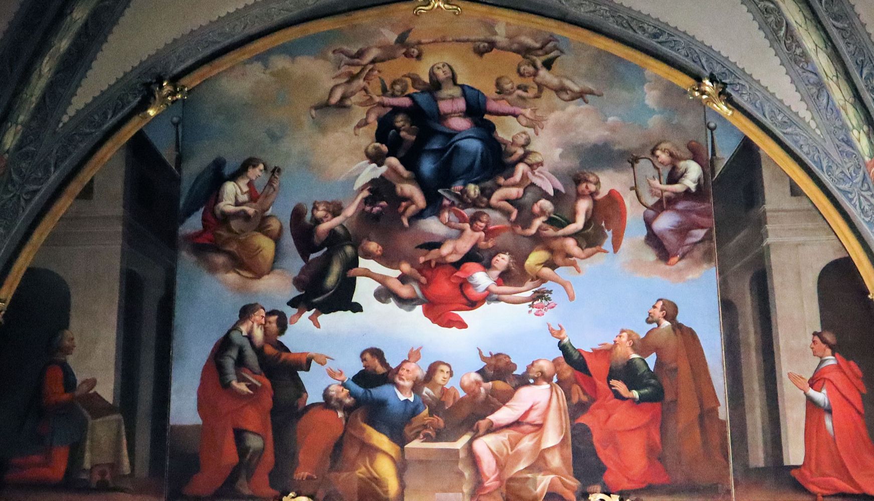 NN: Mariä Himmelfahrt, 17. Jahrhundert, im Sanktuarium auf dem Sacro Monte bei Serralunga di Crea nahe bei Alessandria
