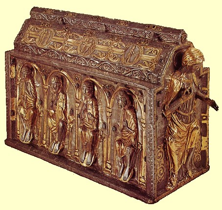 Mauritius-Schrein, 12./13. Jahrhundert, heute im Museum im Kloster in St-Maurice