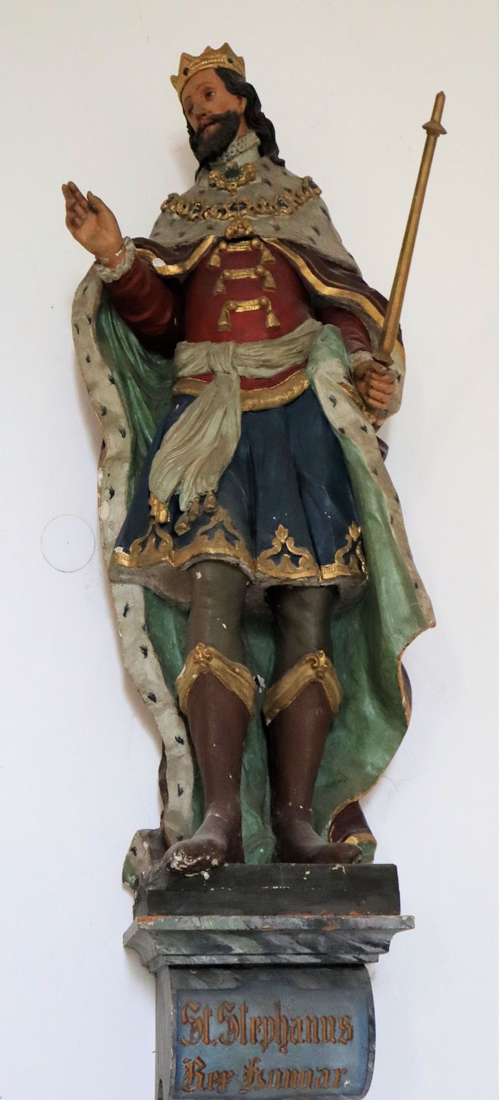 Statue in der Königskapelle der Klosterkirche in Scheyern