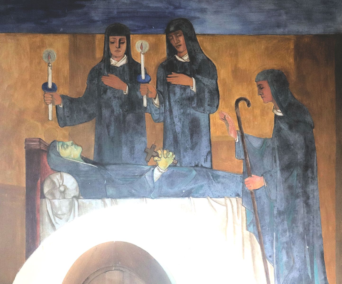 Die Nonnen am Totenbett von Adelindis