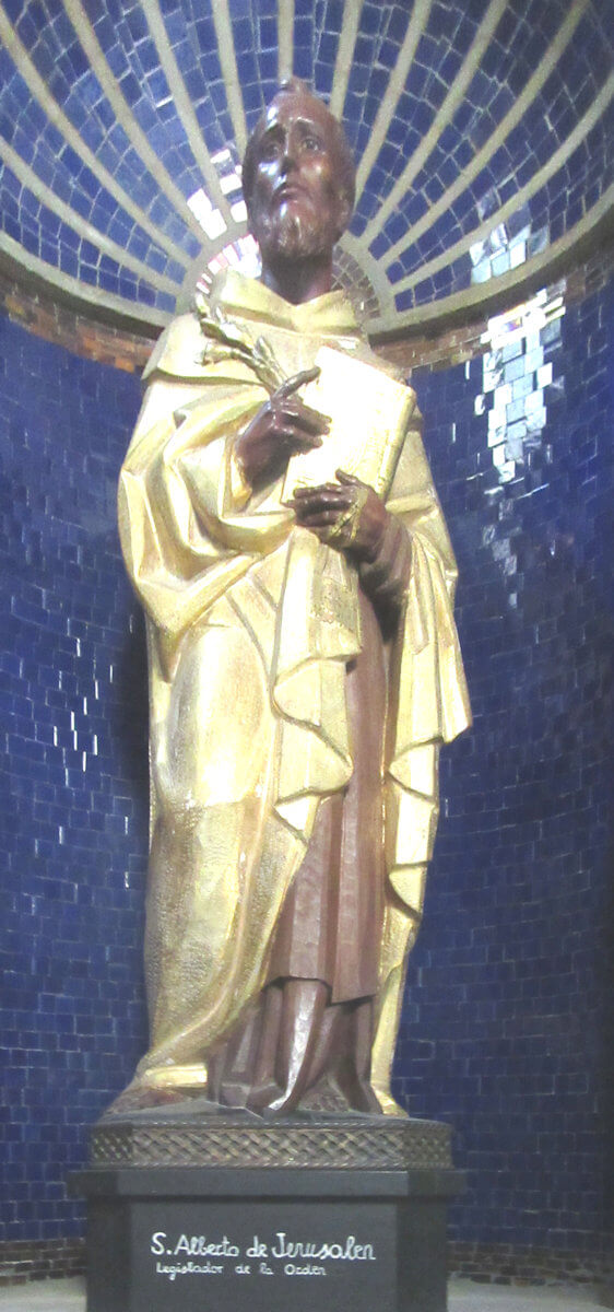 Statue in der Kirche des Klosters der Unbeschuhten Karmeliter in Segovia