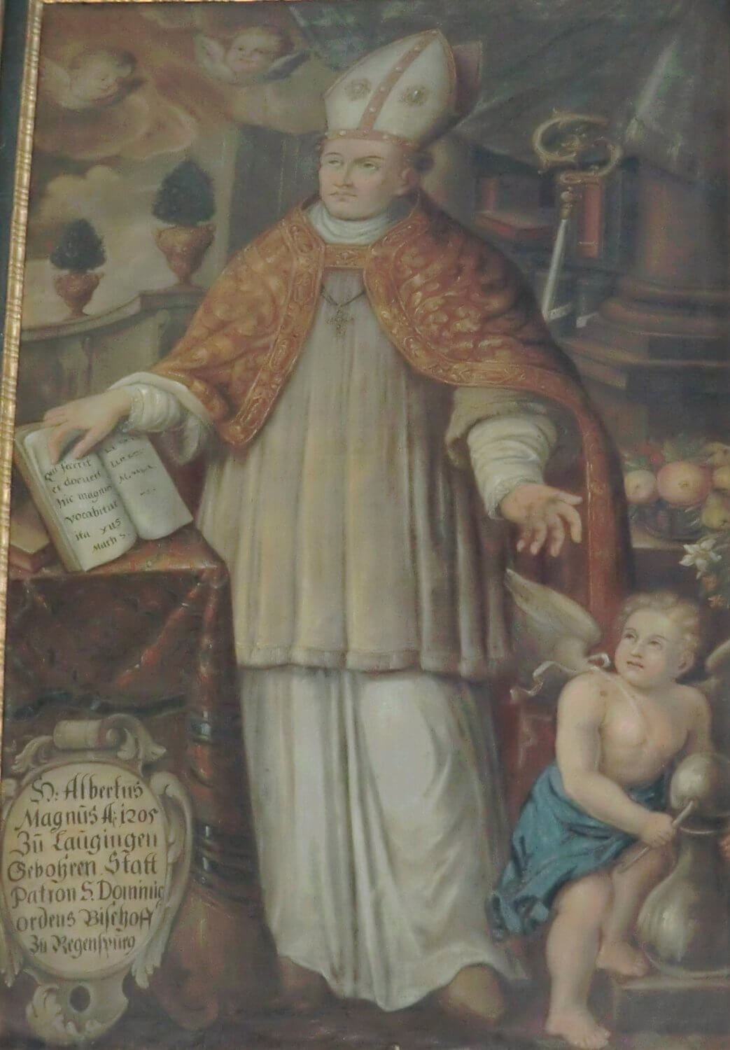 Gemälde, um 1700, wohl aus dem Betsaal für Albertus Magnus, heute in der Lauinger Martinskirche