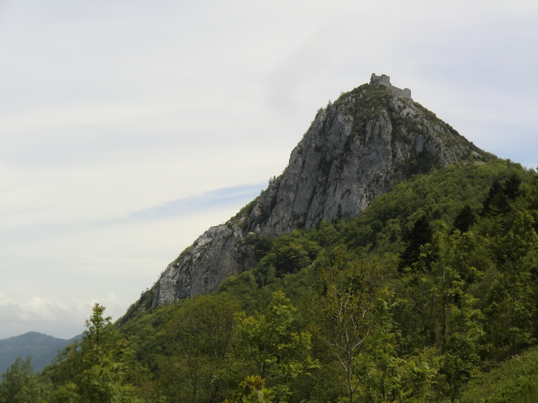 Die Burg Montsegur war die letzte Bation der Albigenser, bis auch sie 1244 fiel.