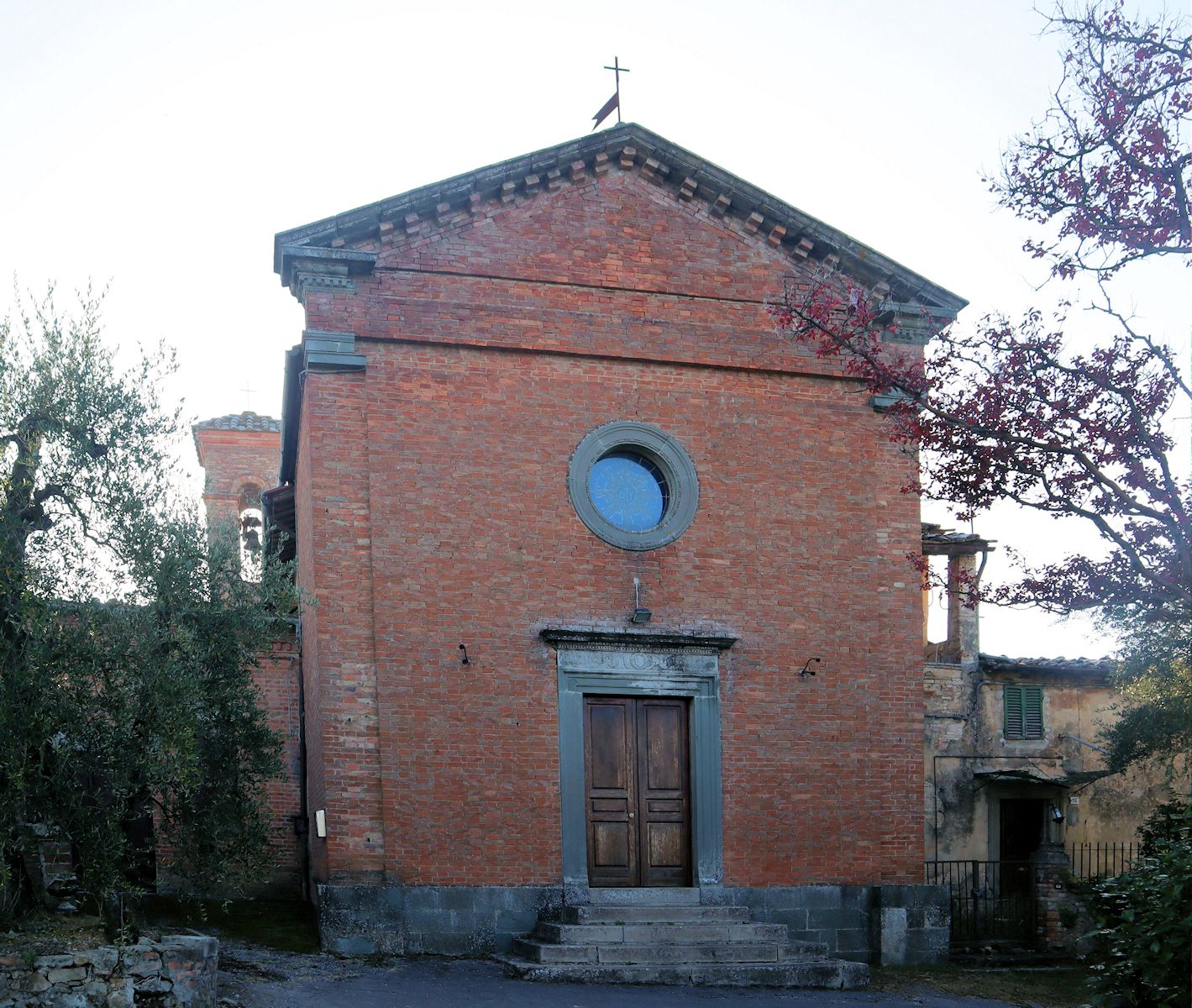 Kirche San Tommaso im Val di Pugna bei Siena