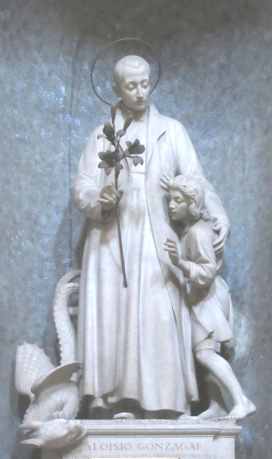 Ignazio Jacometti: Marmorstatue, 1880, in der Kirche Santo Spirito in Sassia in Rom