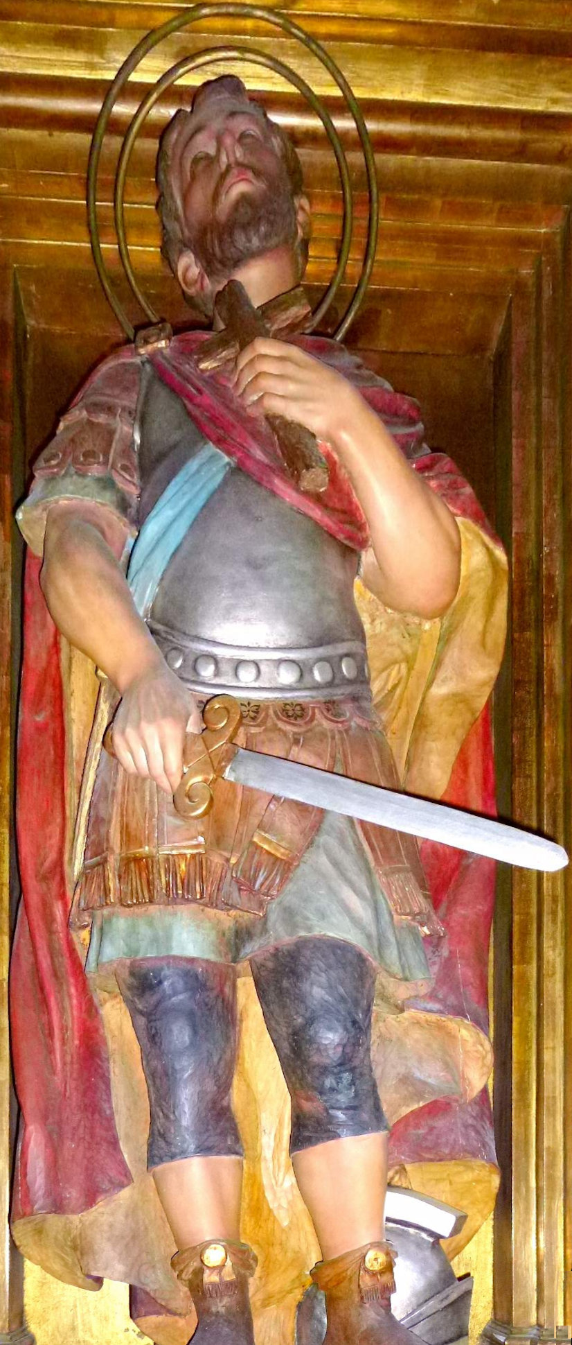 Statue in der Kirche Santa Maria in Badalona