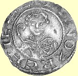 Denar mit Anno II., Münze des Erzbistums Köln aus den Jahren 1056 - 1075