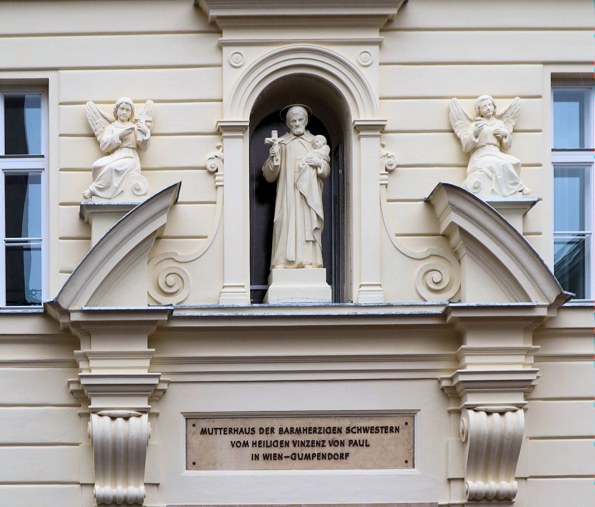 Eingang zum Mutterhaus der Barmherzigen Schwestern in Wien