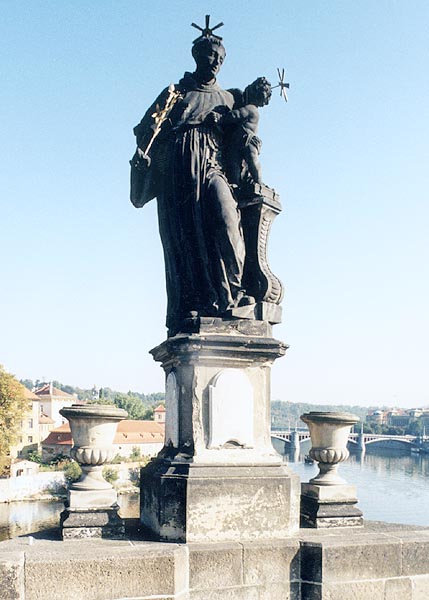 Jan Oldrich Mayer: Statue auf der Karlsbrücke in Prag, 1707