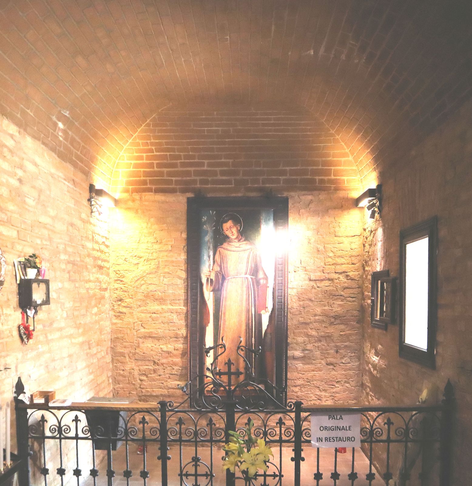 Antonius' Zelle im Sanktuarium „delle Visionedquo; in Camposampiero