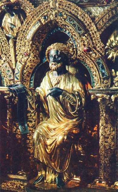 Barnabas-Darstellung am Schrein des Eleutherius in der Kathedrale von Notre Dame in Tournai
