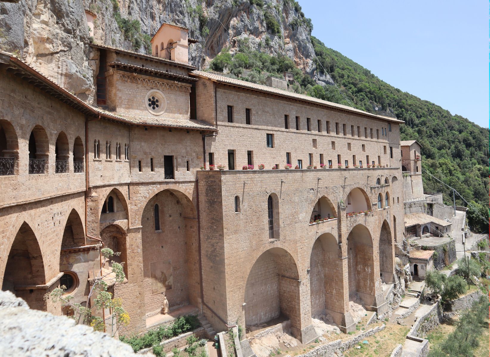 Kloster „zur Heiligen Grotte” oberhalb Subiaco