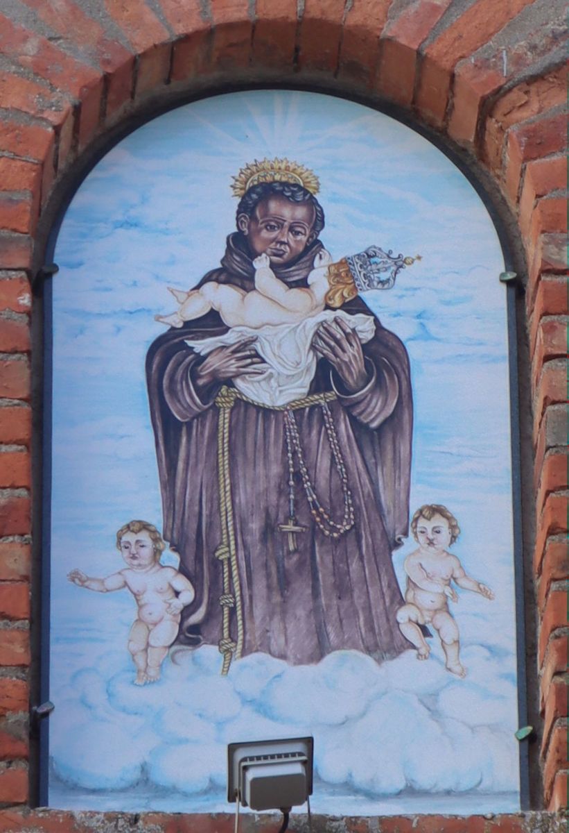Fresko an der Benedikt-Kapelle in San Fratello