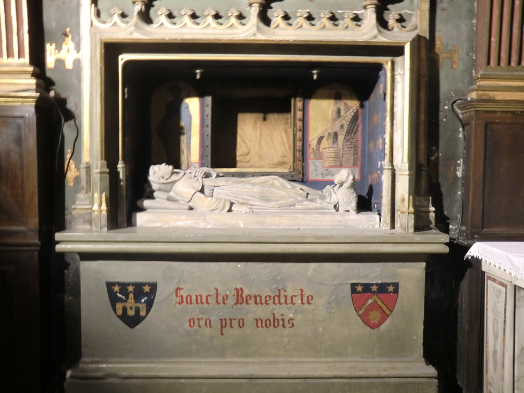 Benedikts Grab in der Kirche St-Didier in Avignon