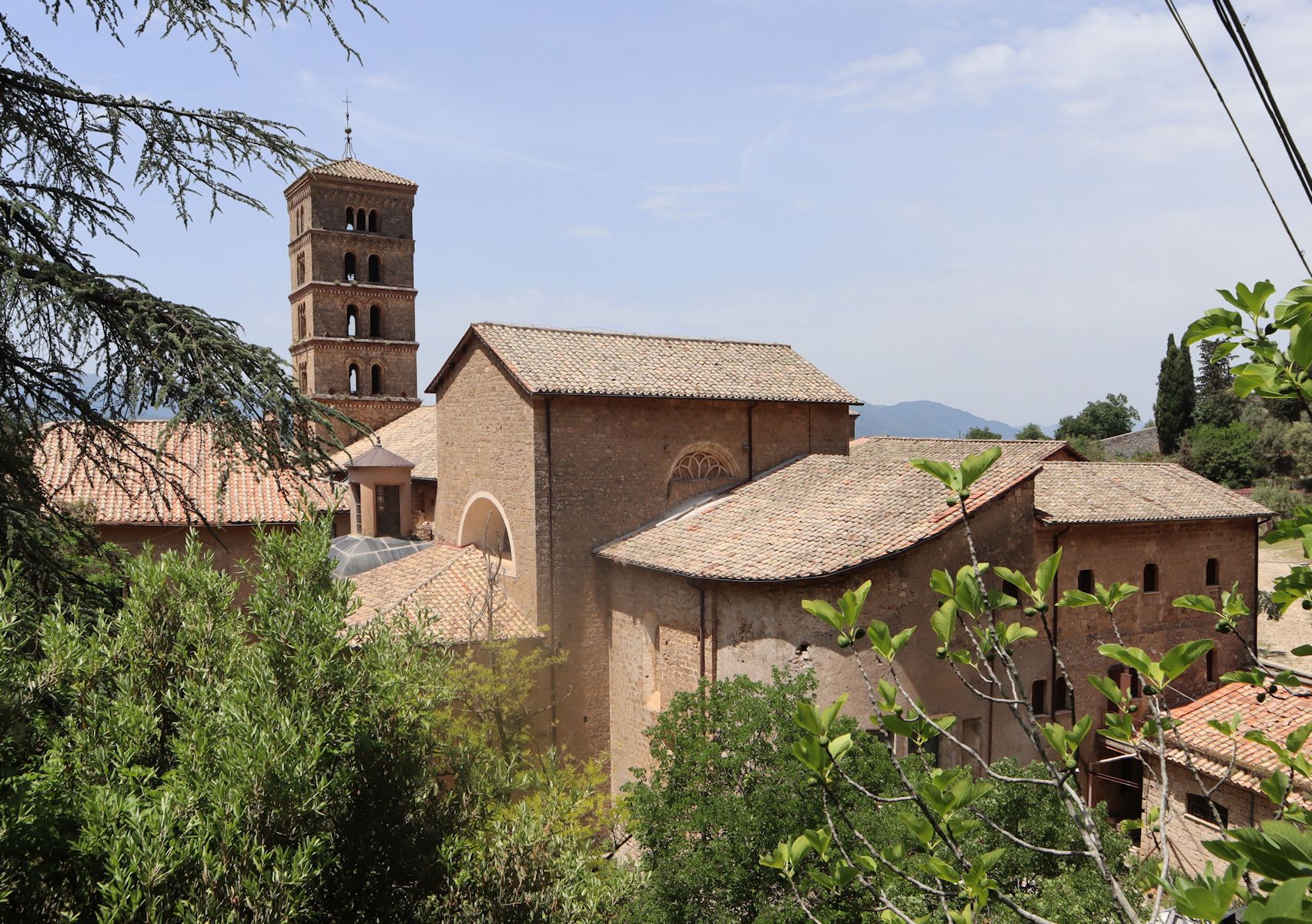 Kloster und Kathedrale Santa Scolastica bei Subiaco