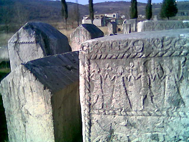 Bogomilen-Friedhof in Radimlja bei Stolac in Bosnien-Herzegovina