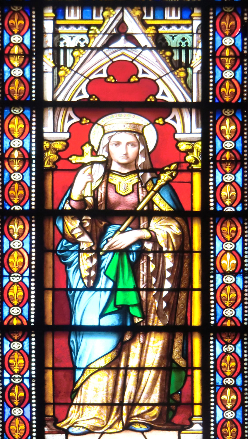 Glasfenster in der Basilika Notre-Dame in Genf