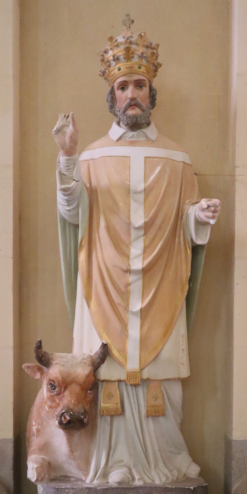 Statue in der Kirche in Saint-Lyphard bei Nantes