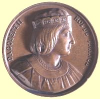 Medaille mit Dagobert II.
