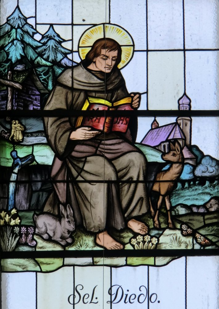 Glasfenster in der Kirche in Andelsbuch
