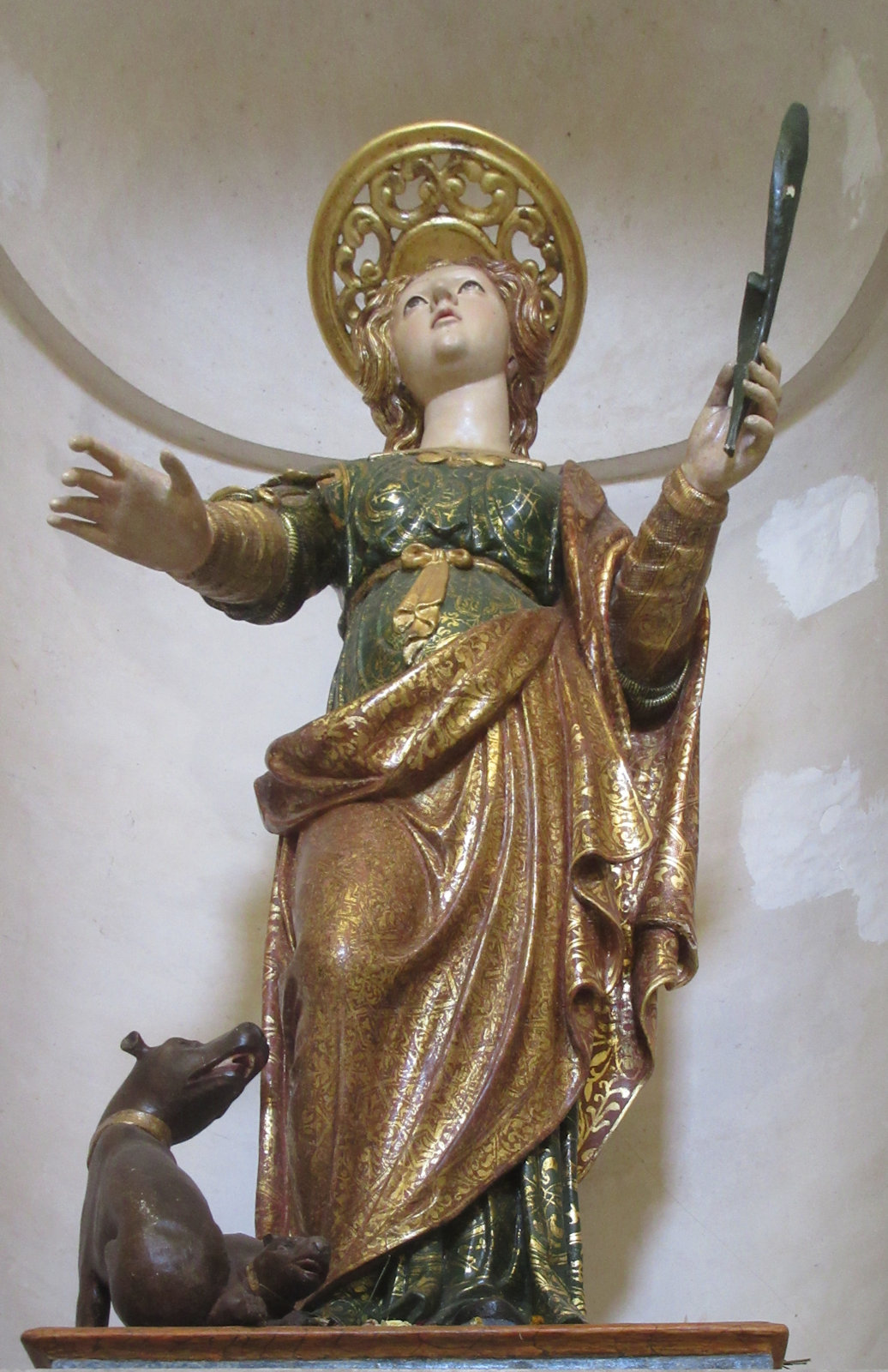 Statue in der Kathedrale in Tropea