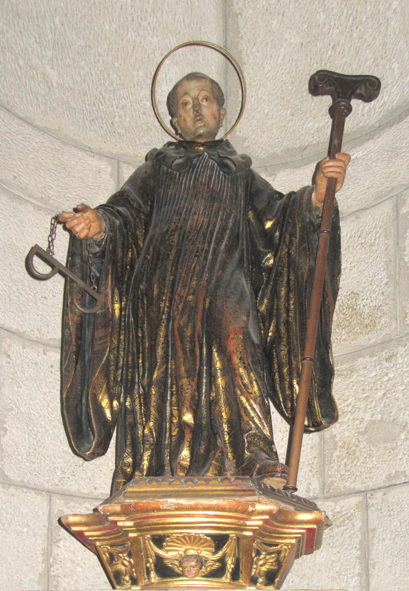 Statue in der Klosterkirche in Santo Domingo de Silos