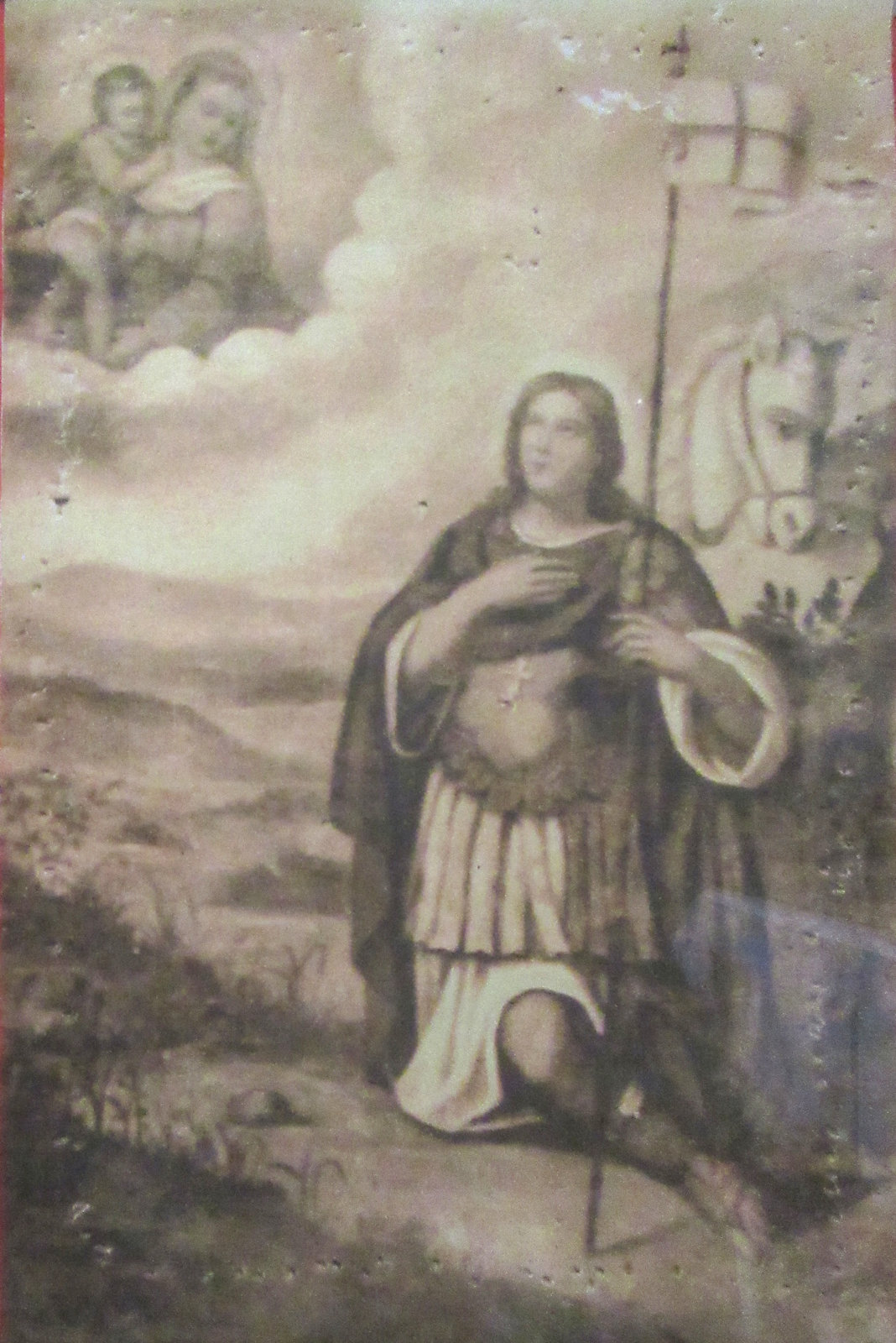 naive Statue in der Kirche Sant'Edisto in Sant'Oreste