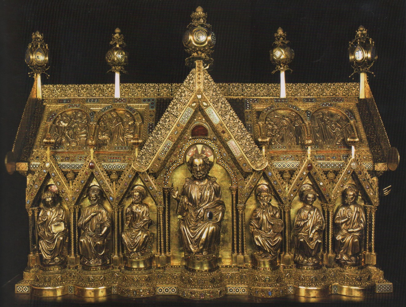 Schrein der Elisabeth, um 1242, in der Sakristei der Elisabethkirche in Marburg