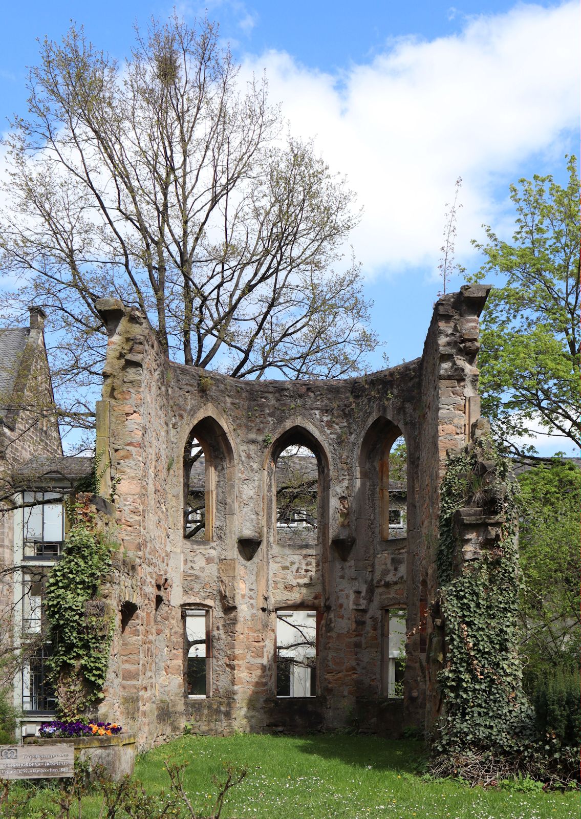 Ruine der Franziskuskapelle in Marburg