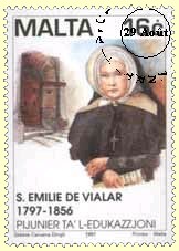 Debbie Caruana Dingli: Briefmarke aus Malta, 1997