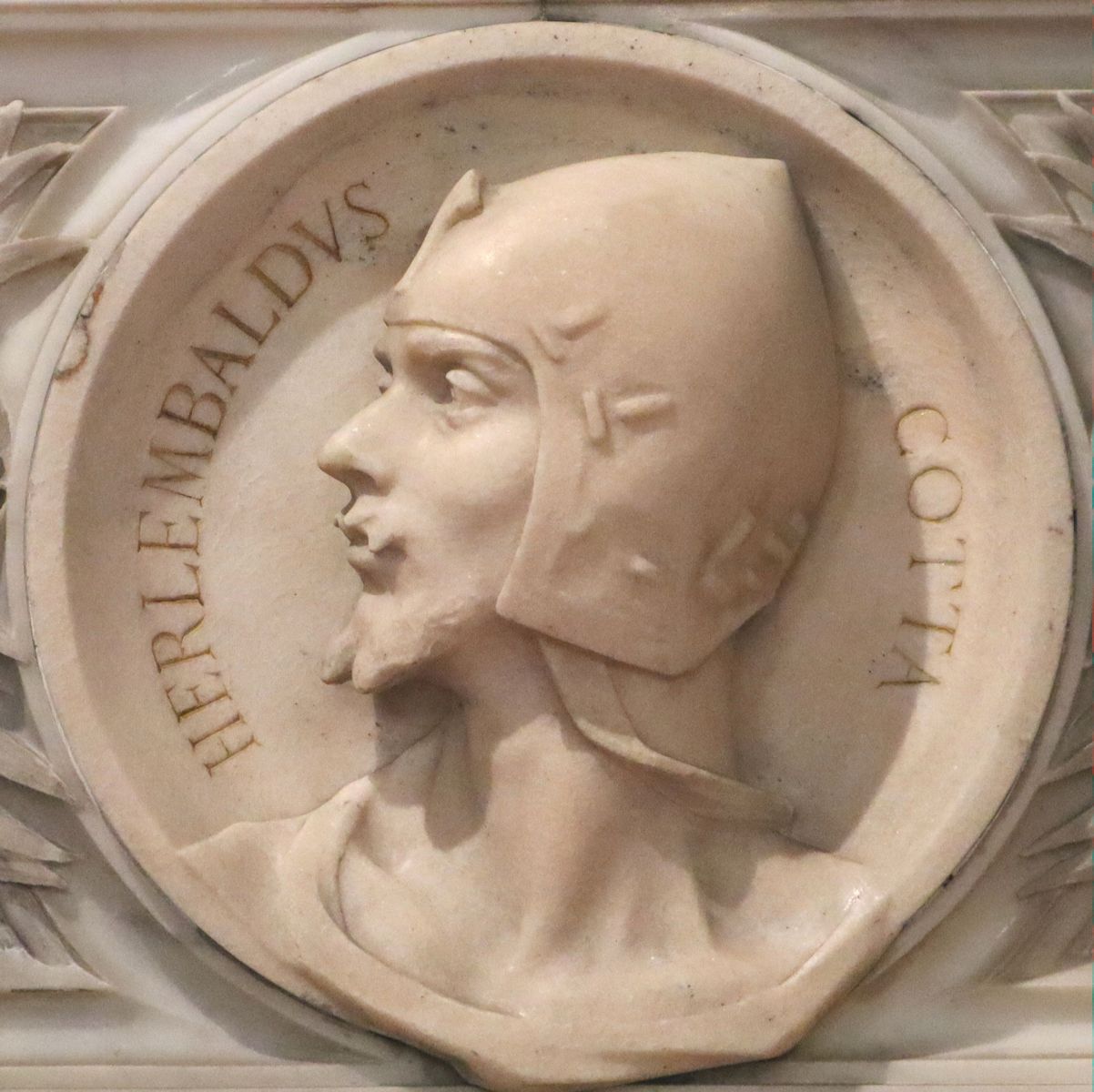 Relief in der Basilika San Calimero in Mailand