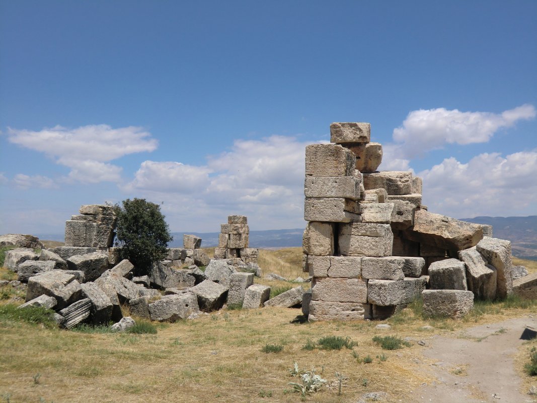 Ruine der byzantinischen Basilika in Laodicea