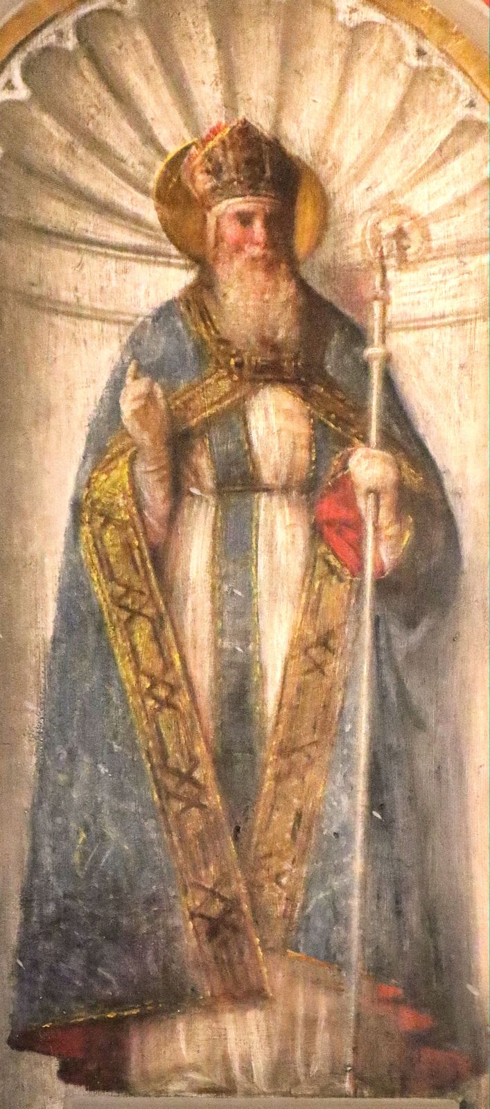 Facundinus, Fresko in der Kathedrale San Benedetto in Gualdo Tadino