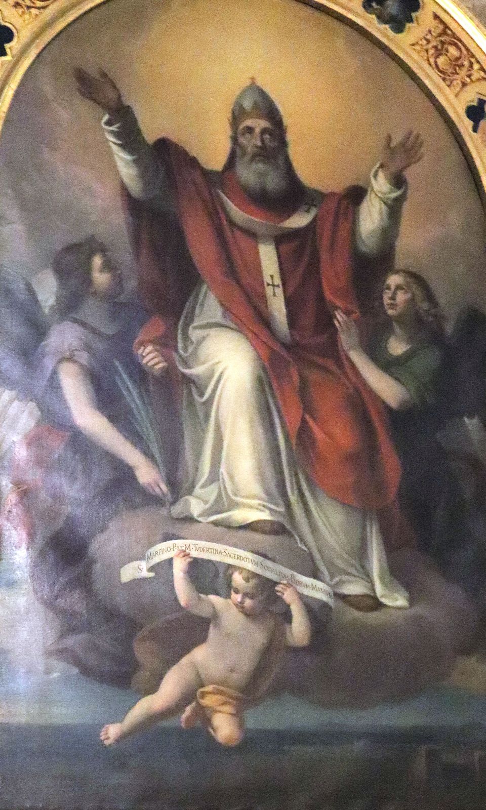 Bild in der Krypta der Kathedrale in Todi