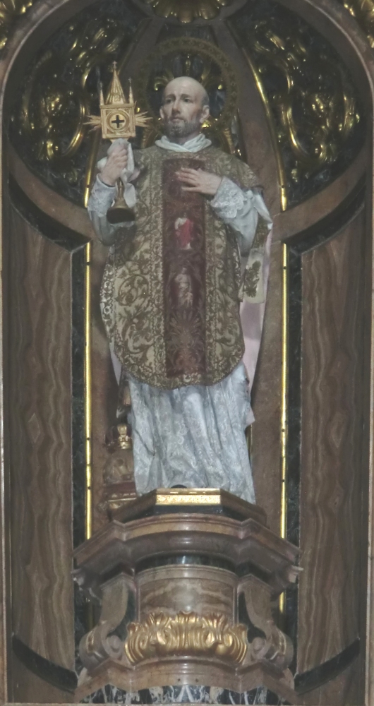 Statue in der Kirche im Sanktuarium Ignatius in Loyola
