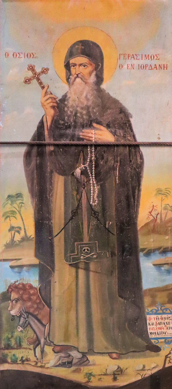 Fresko im Kloster bei Vasilika