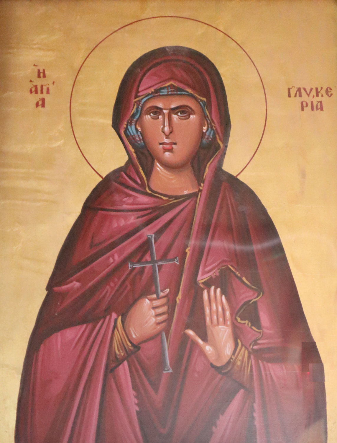 Ikone in der Kirche „Isodia Theotokou”, „Mariä Tempelgang”, in Ägina auf Ägina