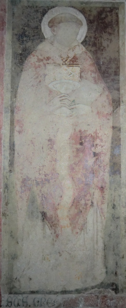 Wandmalerei in der Kirche San Gregorio Maggiore in Spoleto