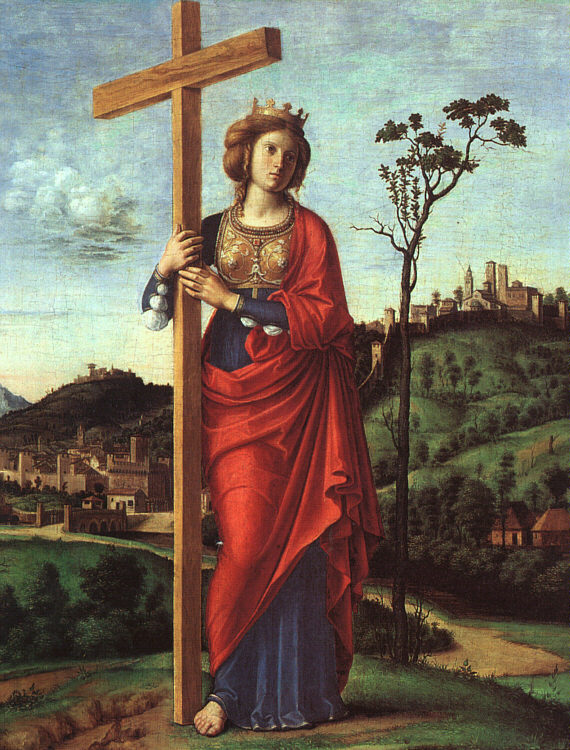 Cima da Conegliano: Helena mit dem Kreuz, 1495, in der National Gallery of Art in Washington
