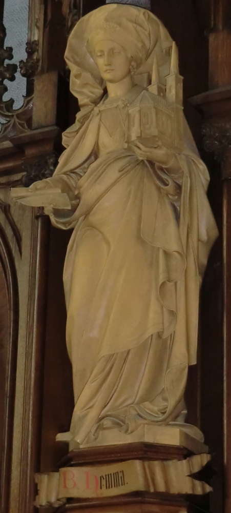 Hemma-Statue in der Klosterkirche in Admont