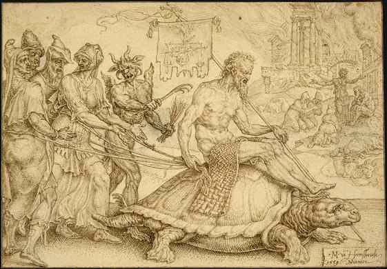Maerten van Heemskerck: Der Triumph des Ijob, 1559, National Gallery of Art in Washington