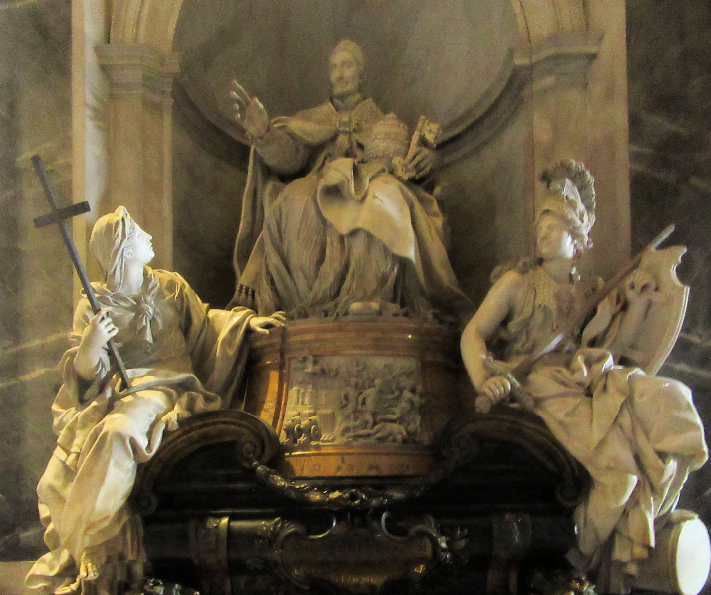 Carlo Maratta: Grabmal, 1697 - 1701, im Petersdom in Rom