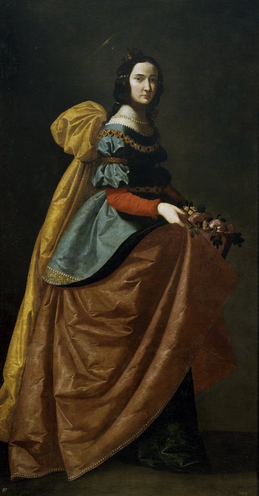 Francisco de Zurbarán: Elisabeth, um 1635, im Nationalmuseum del Prado in Madrid