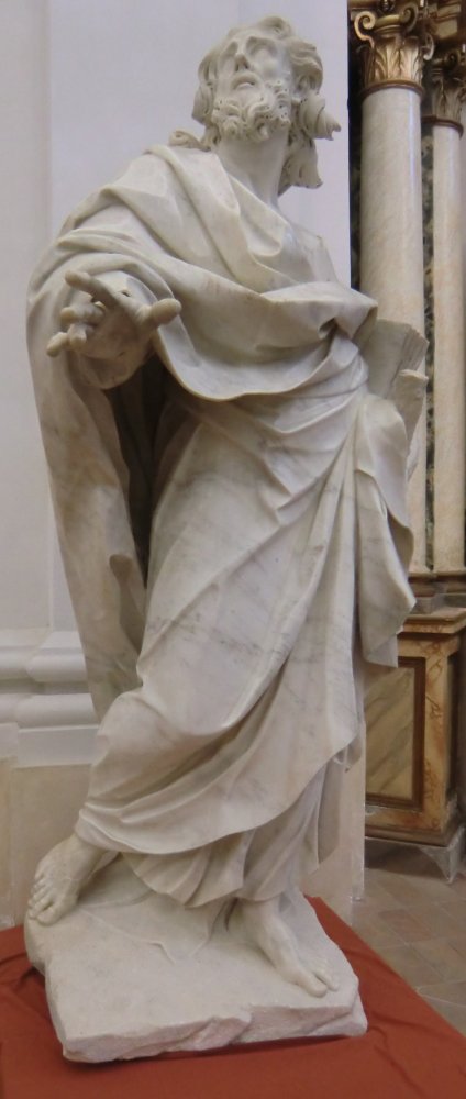 Bernardino Cametti: Statue, 1722, früher im Dom, heute im Museum in der Augustinerkirche in Orvieto