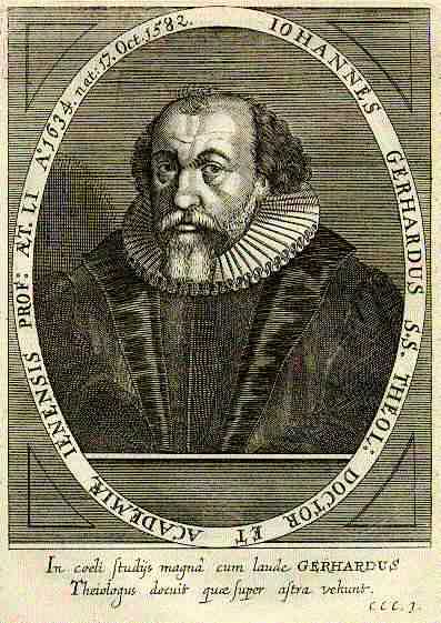 Kupferstich: Johann Gerhard, 1634