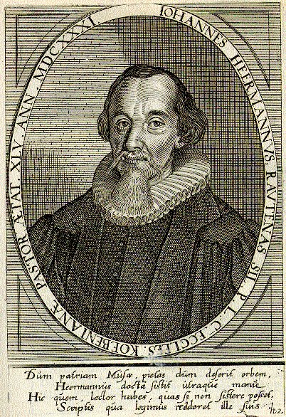 Johann Heermann. Aus: Boissard, Jean-Jacques: Bibliotheca chalcographica, Pars 6: Frankfurt a.M.: Johann Ammon, o.J. (1669)