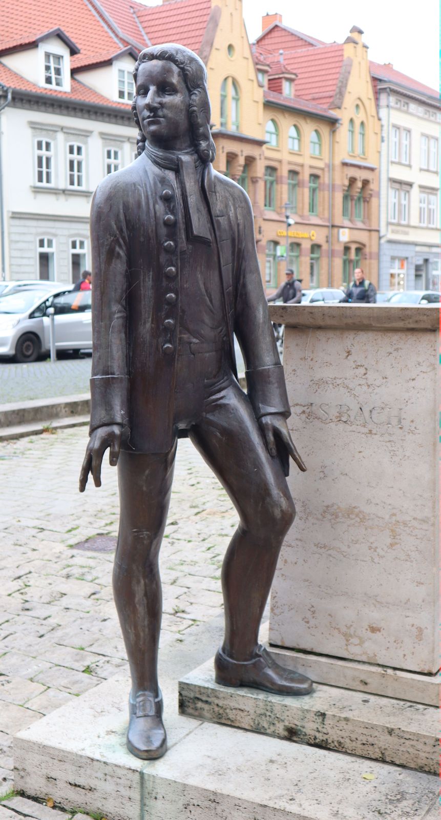 Klaus Friedrich Messerschmidt: Denkmal, 2009, vor der Divi-Blasi-Kirche in Mühlhausen