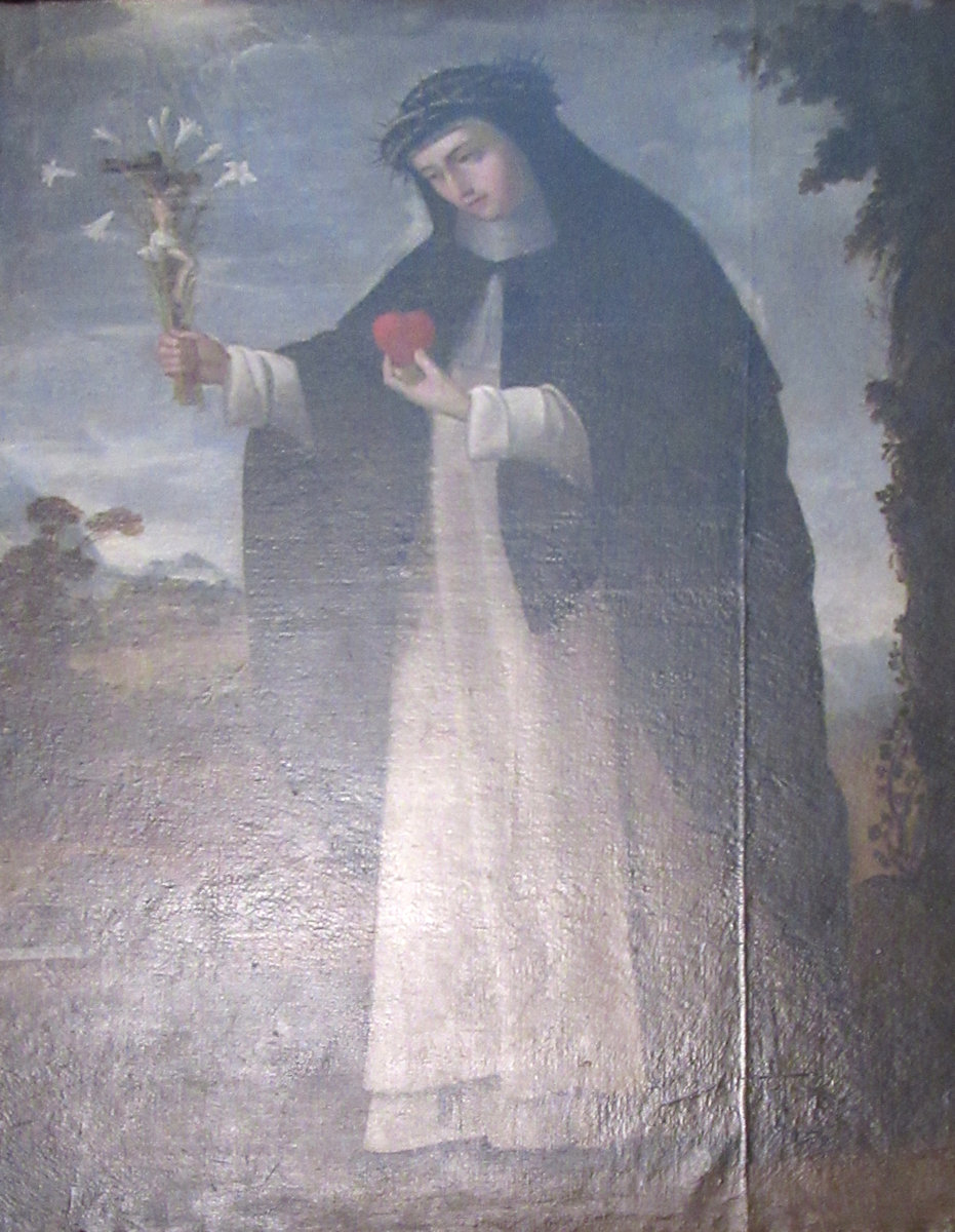 Bild in der Klosterkirche in Caleruega